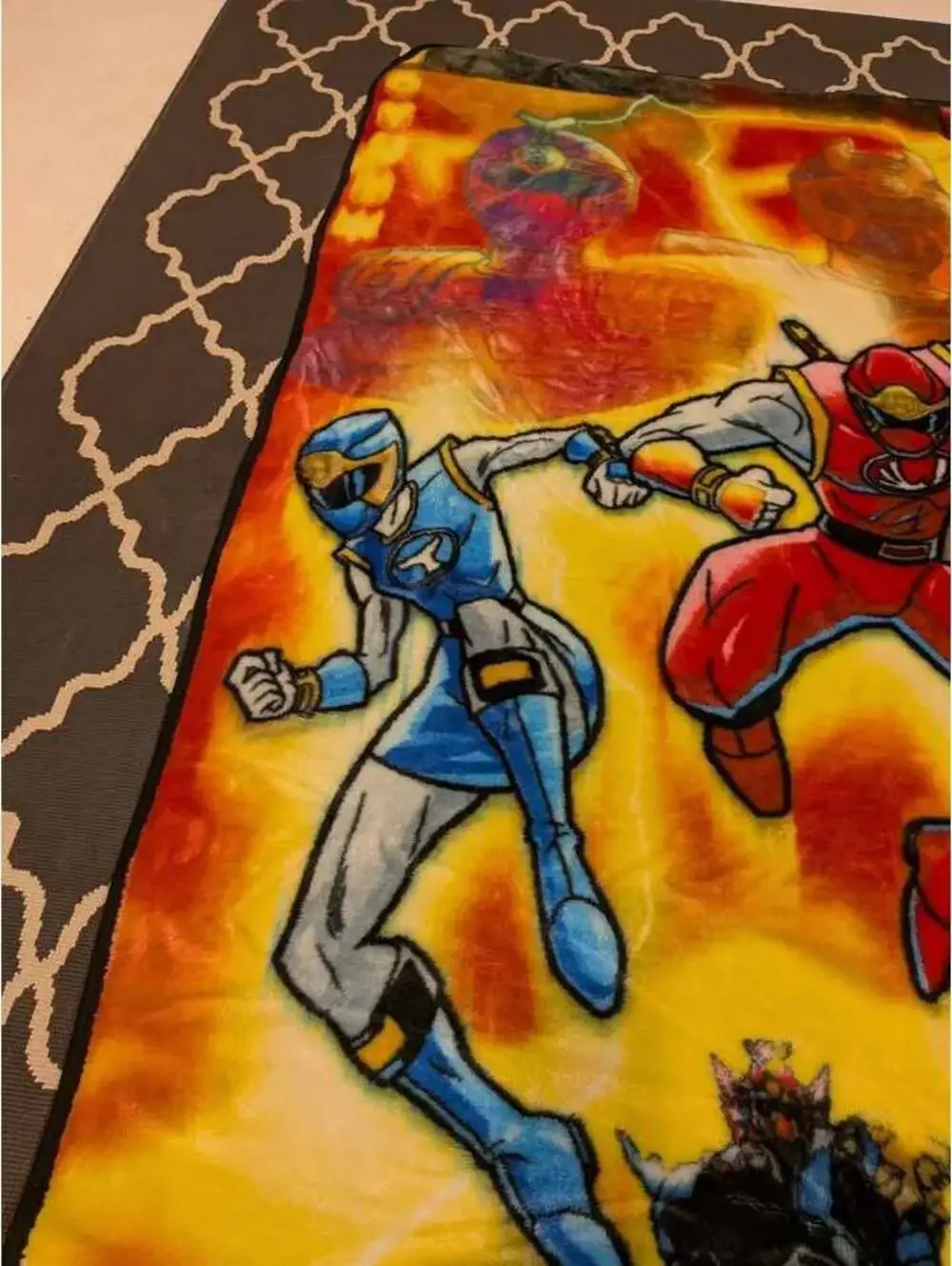 Power Rangers Ninja Storm Providencia Mink Plush Blanket 56x88 2004 Mexico